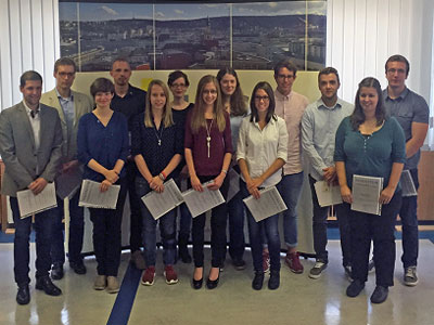 Die diesjährigen Preisträsger des Ravenstein-Förderpreises