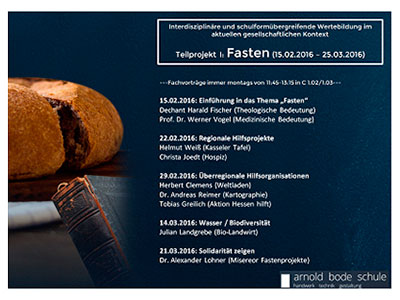 Plakatentwurf Fasten