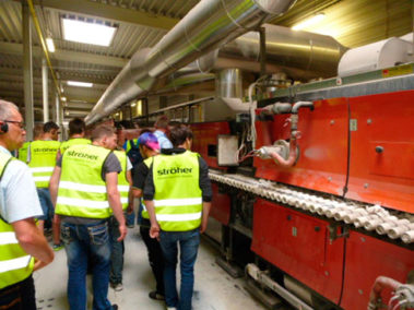 Werksbesichtigung im Fliesenwerk