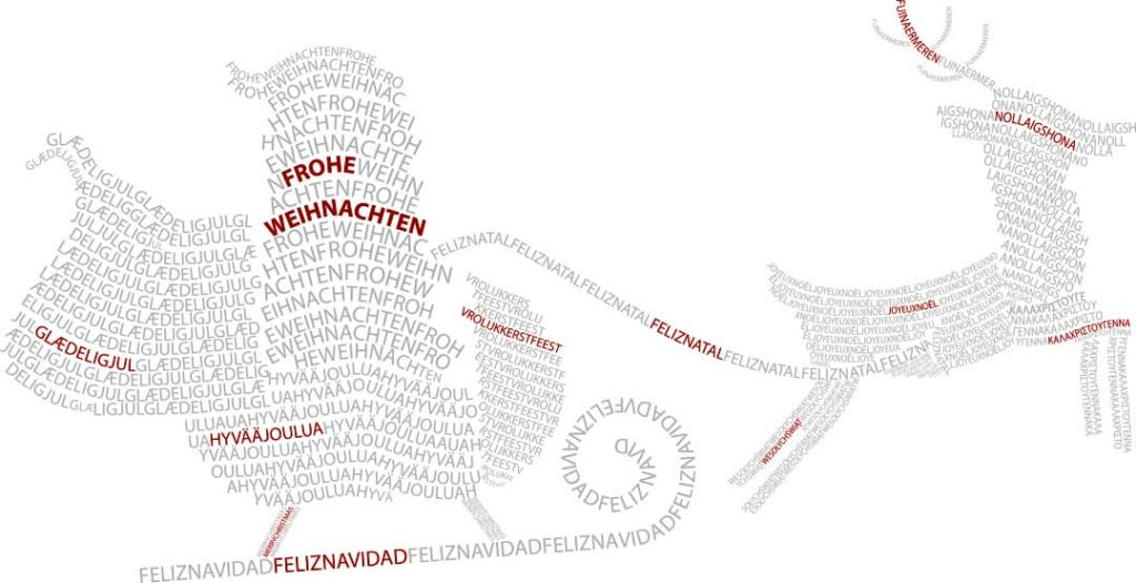 Weihnachtsmann Schlitten von Pualine Somme, Mediengestalterin Fachstufe II Weihnachtsmann Schlitten von Pauline Sommer