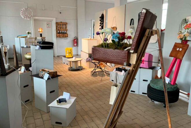 fos_austellung_produktdesign_2023_05 Upcycling Projekt FOS Gestaltung 2023